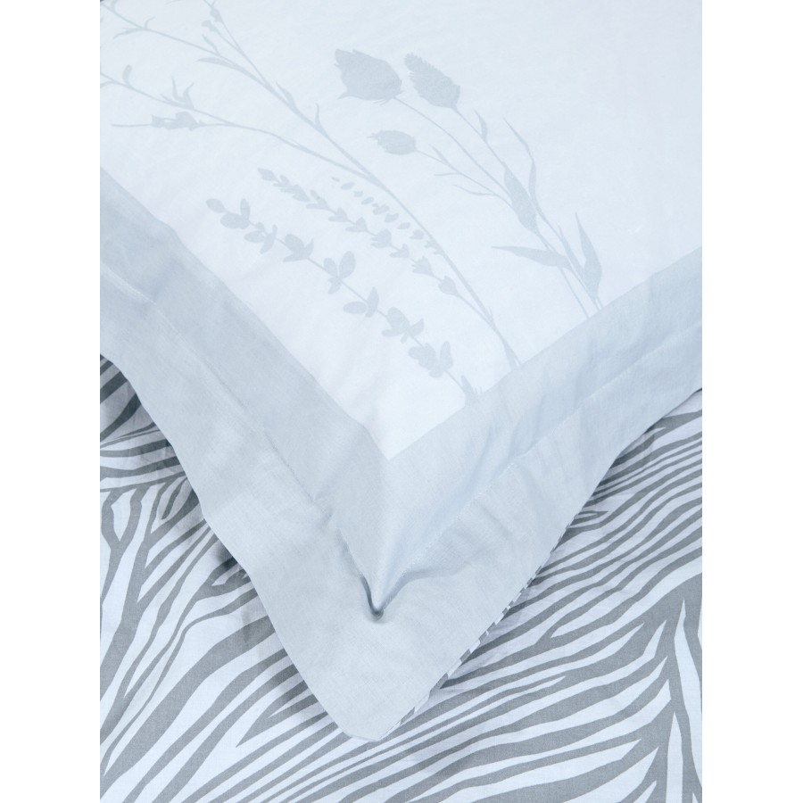 Nima Home Σετ Παπλωματοθήκη Γίγας - Mocca Μπλε, Γκρι   (1 x 240x260 + 2    52x72+5)