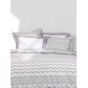 Nima Home Σετ Παπλωματοθήκη Υπέρδιπλη - Jeymour Γκρι   (1 x 220x240 + 2    52x72+5)