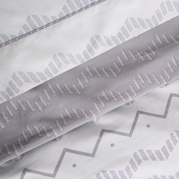 Nima Home Σετ Παπλωματοθήκη Γίγας - Jeymour Γκρι   (1 x 240x260 + 2    52x72+5)