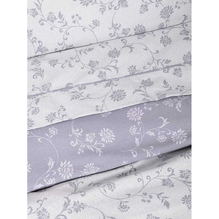 Nima Home Σετ Παπλωματοθήκη Υπέρδιπλη - Sirena Γκρι, Λιλά   (1 x 220x240 + 2    52x72+5)