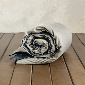 Nima Home Παπλωματοθήκη Μονή Colors - Oat Beige / Midnight Gray Γκρι, Μπεζ   160x240