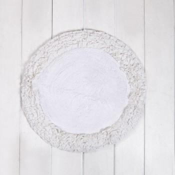 Nima Home Πατάκι Μπάνιου Δ60 - Eden White Λευκό