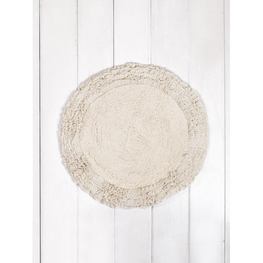 Nima Home Πατάκι Μπάνιου Δ60 - Eden Off White Εκρού