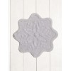 Nima Home Πατάκι Μπάνιου 55x55 - Lily Light Gray Γκρι