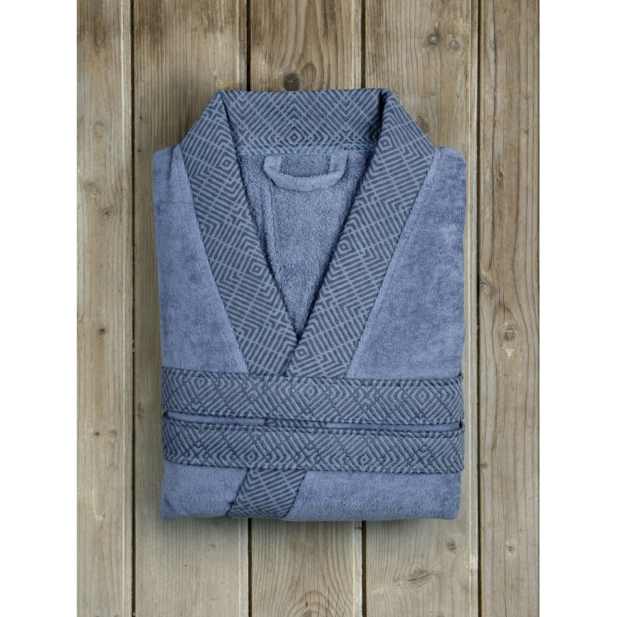 Nima Home Μπουρνούζι Kimono - Large - Reiven Μπλε