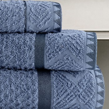 Nima Home Σετ Πετσέτες (30x50 + 50x90 + 70x140) - Reiven Μπλε