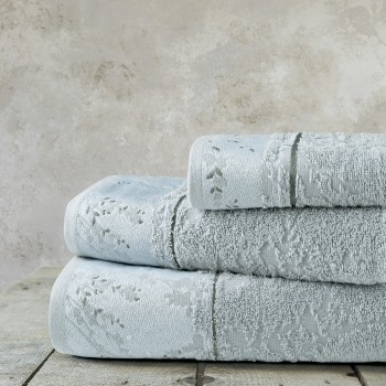 Nima Home Σετ Πετσέτες (30x50 + 50x90 + 70x140) - Inverno Light Blue Μπλε