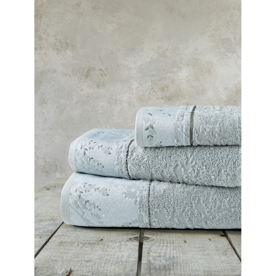 Nima Home Σετ Πετσέτες (30x50 + 50x90 + 70x140) - Inverno Light Blue Μπλε