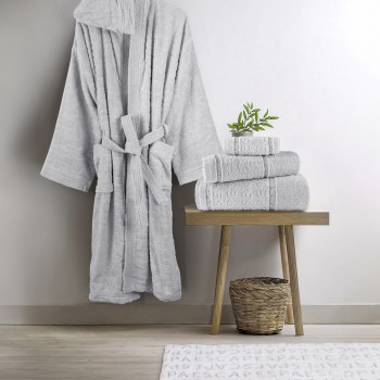 Nima Home Σετ Πετσέτες (30x50 + 50x90 + 70x140) - Spa Γκρι