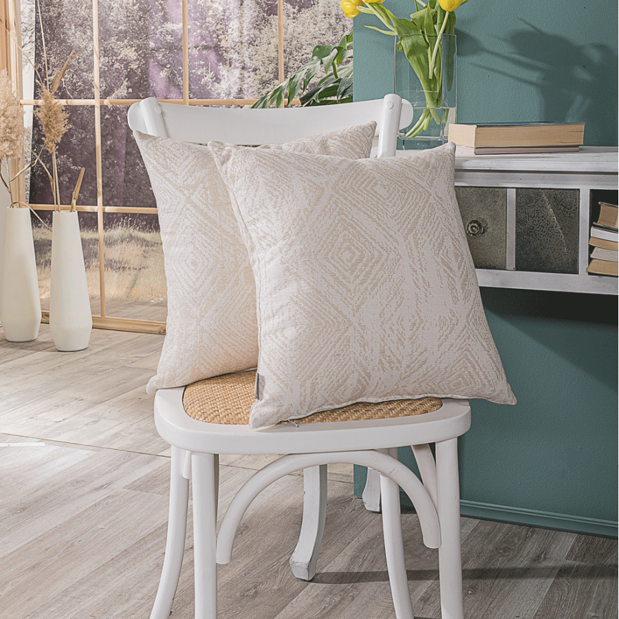 Μαξιλαροθήκη Izola 01 - 65x65cm δαπέδου με γέμιση