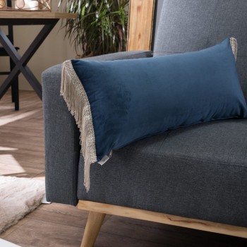 Μαξιλαροθήκη Velvet 04 Με Κρόσι (30x60cm) - 30x60cm