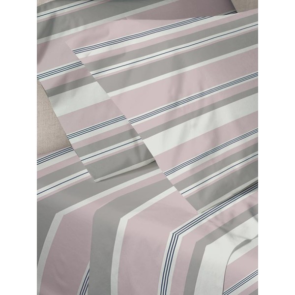 Παπλωματοθήκη Menta Εμπριμέ 550 Pink Υπέρδιπλη (230x250)