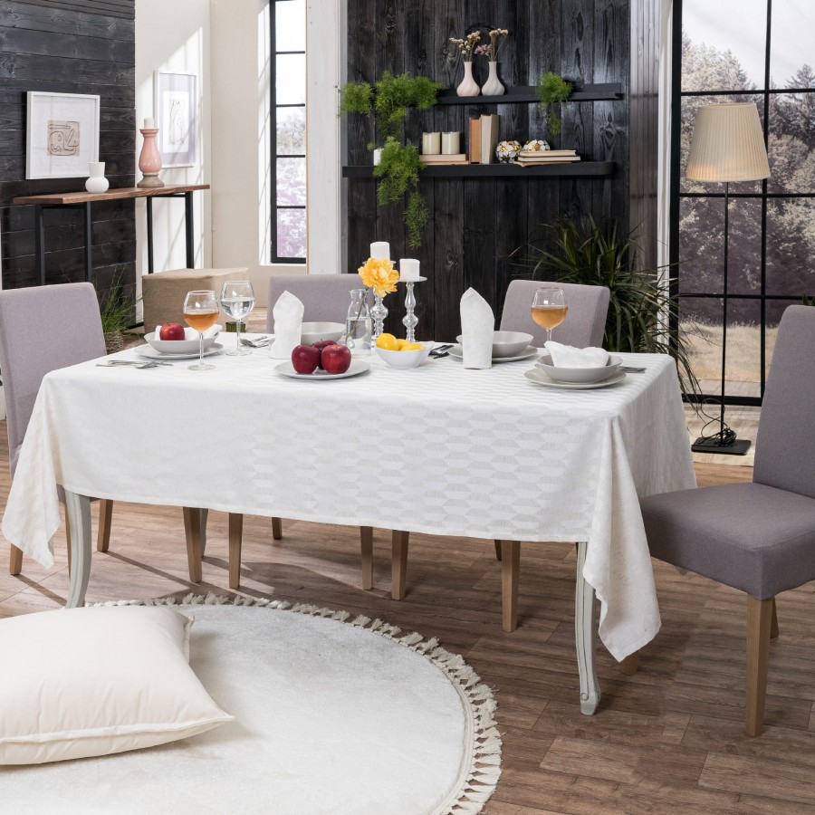 Τραπεζομάντηλο Abelie - 160x250cm + 12 πετσέτες