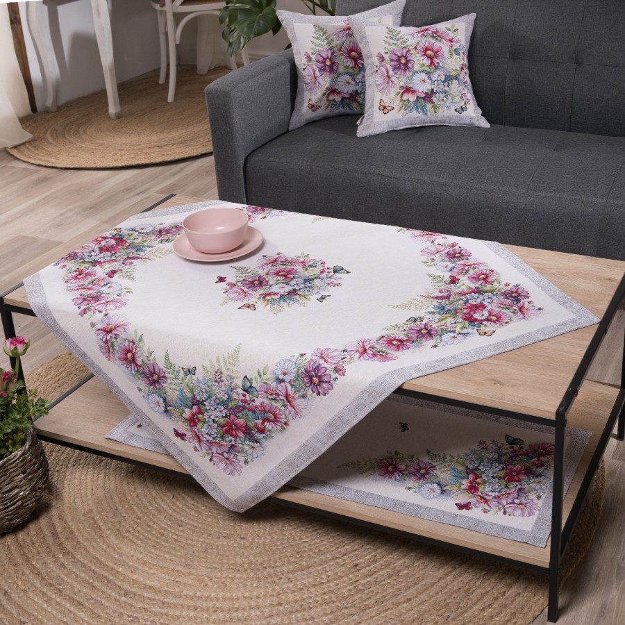 Καρέ & Τραβέρσα Boltana Σετ 2 τεμαχίων - 100x100cm & 40x100cm