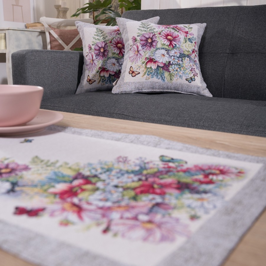 Καρέ & Τραβέρσα Boltana Σετ 2 τεμαχίων - 100x100cm & 40x100cm