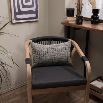 Μαξιλαροθήκη Lancaster 03 - 43x43cm με γέμιση