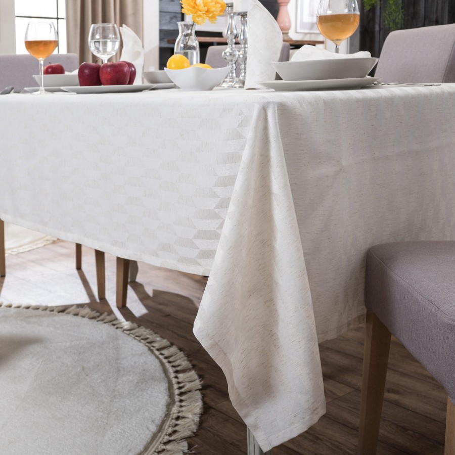 Τραπεζομάντηλο Abelie - 160x250cm + 12 πετσέτες