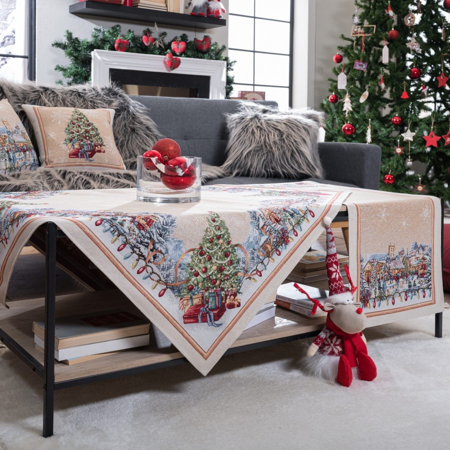 Καρέ & Τραβέρσα Ennsdorf (Σετ 2τεμ.) - 100x100cm & 40x100cm