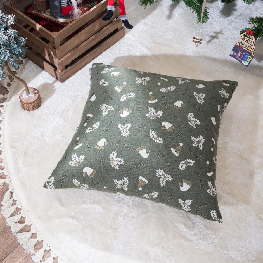 Μαξιλαροθήκη Saxen 13 - 65x65cm δαπέδου με γέμιση