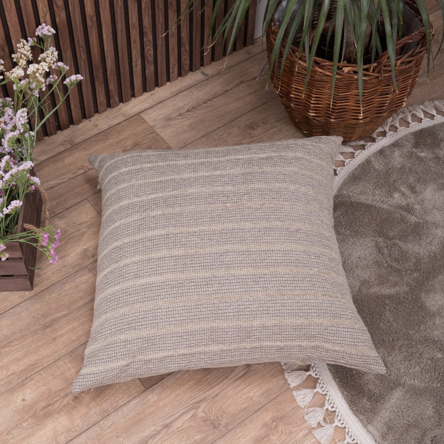 Μαξιλαροθήκη Jersey 03 - 43x43cm με γέμιση