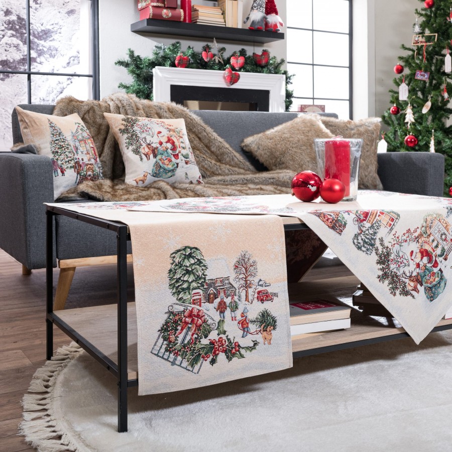 Καρέ & Τραβέρσα Strassen (Σετ 2τεμ.) - 100x100cm & 40x100cm