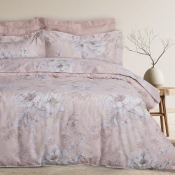 DAS HOME ΠΑΠΛΩΜΑΤΟΘΗΚΗ ΣΕΤ ΥΠΕΡΔΙΠΛΗ PRESTIGE 1711 GREY, PINK
