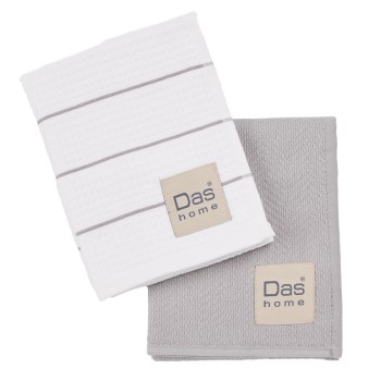 DAS HOME ΣΕΤ ΠΟΤΗΡΟΠΑΝΑ 2ΤΜΧ 30Χ50 0829 GREY, WHITE