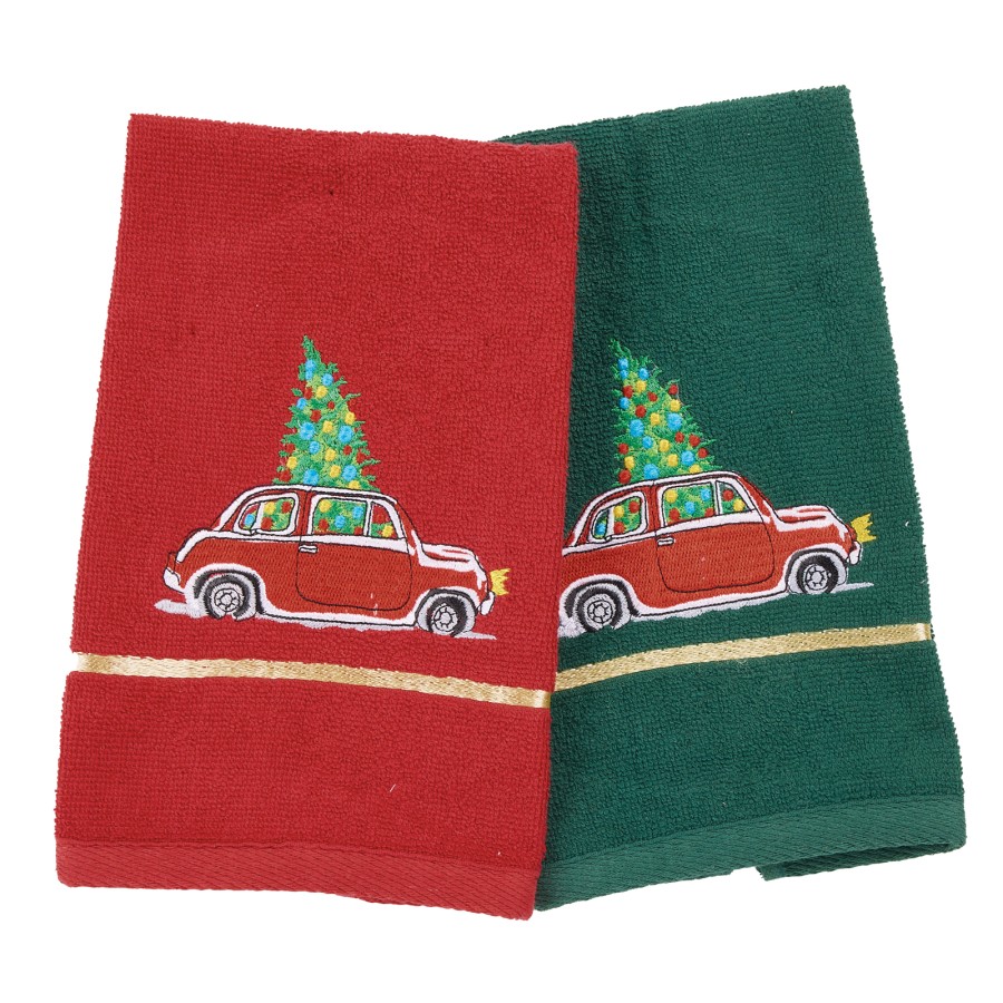 DAS HOME CHRISTMAS ΠΟΤΗΡΟΠΑΝΑ ΣΕΤ 2ΤΜΧ 30X50 0812 GREEN, RED