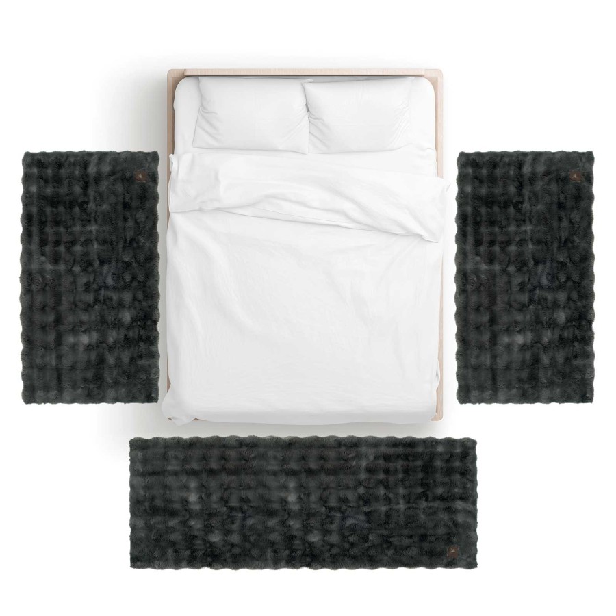GREENWICH POLO CLUB ΧΑΛΙ 75X140 FAUX FUR 3125 GRAPHITE