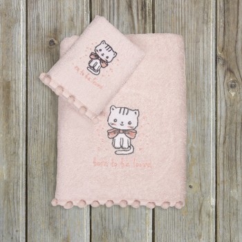 Kocoon Bebe Σετ Πετσέτες (30x50 + 70x120) - Kitten
