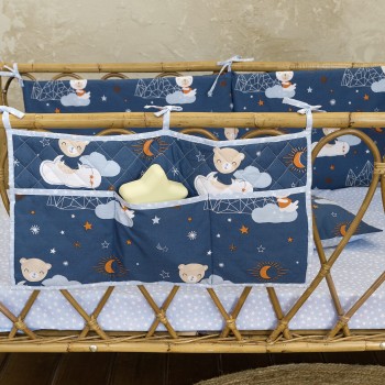 Nima Bebe Βρεφική θήκη οργάνωσης 60x30 - Nighty Night Μπλε