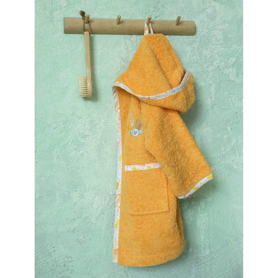 NIMA Bebe Μπουρνούζι - No 1/2 - Oceanis Πορτοκαλί