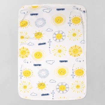 Nima Bebe Σελτεδάκι 55x75 - Bublo Κίτρινο, Γαλάζιο