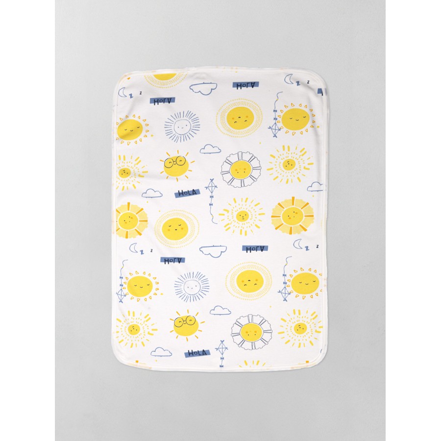 Nima Bebe Σελτεδάκι 55x75 - Bublo Κίτρινο, Γαλάζιο