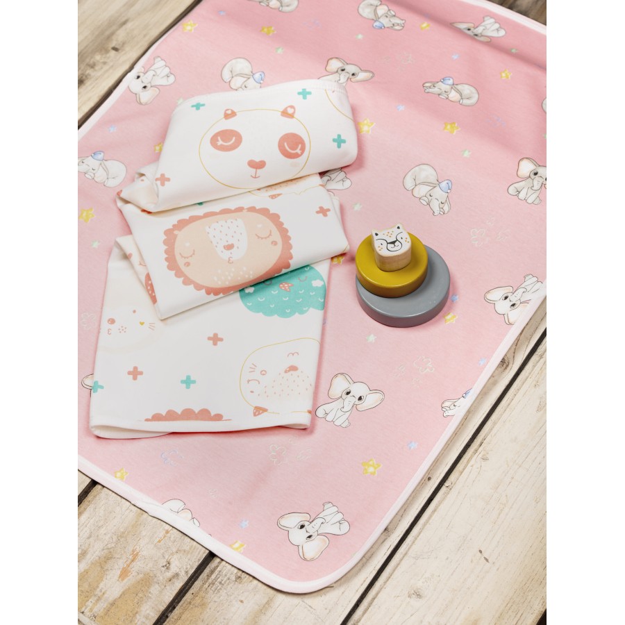 Nima Bebe Σετ Σελτεδάκια (2 x 55x75) - Bambina Πολύχρωμο