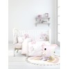 Nima Bebe Σετ Σεντόνια Κούνιας - Luni Uni Λευκό, Ροζ   (2 x 120x170   30x40)