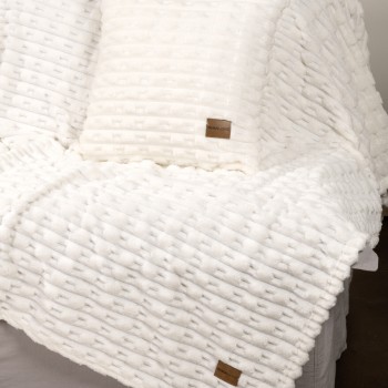 Nima Home Διακοσμητική Μαξιλαροθήκη 45x45 - Savara Ivory Εκρού