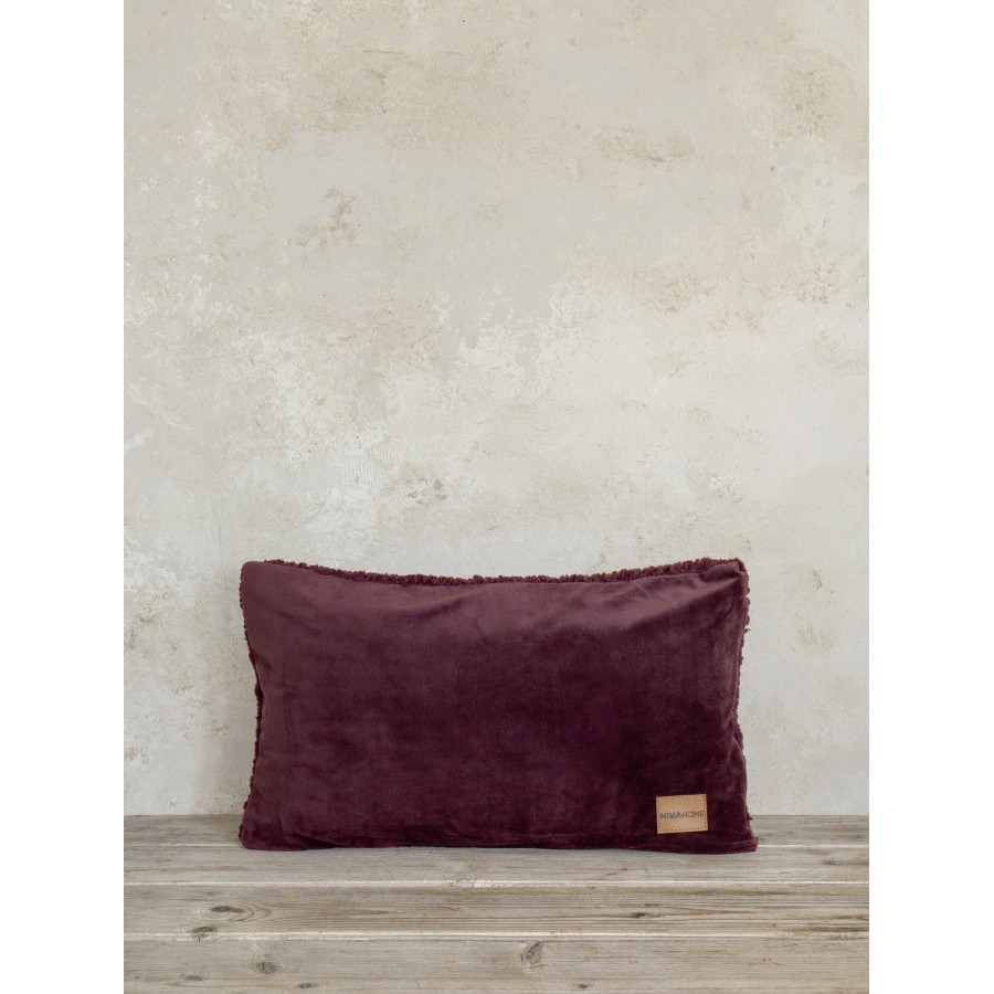 Nima Home Διακοσμητικό Μαξιλάρι 30x50 - Nuan Bordeaux Μπορντώ