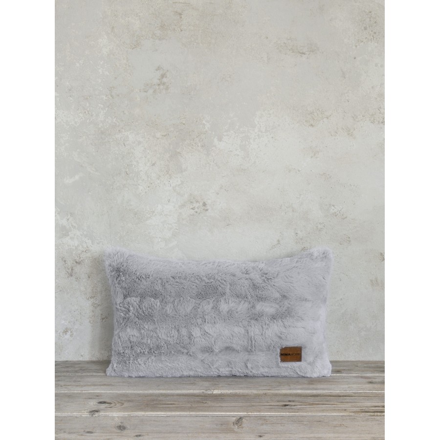 Nima Home Διακοσμητικό Μαξιλάρι 30x50 - Velure Light Gray Γκρι