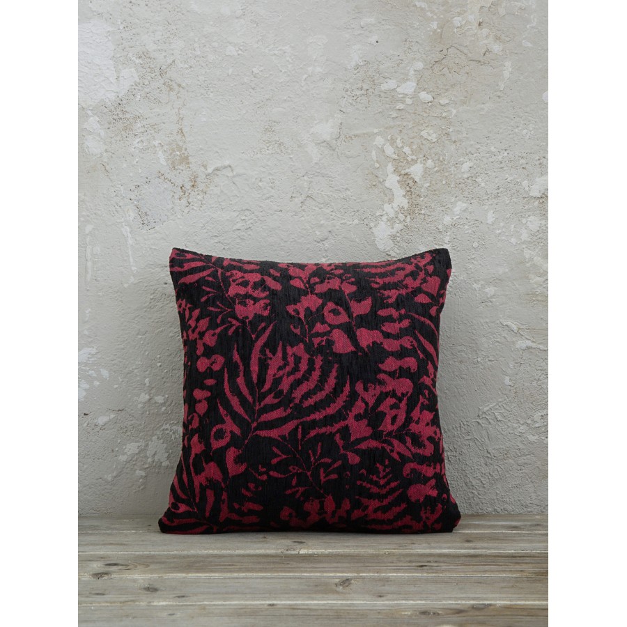 Nima Home Διακοσμητικό Μαξιλάρι 45x45 - Dusk Ruby Red Κόκκινο