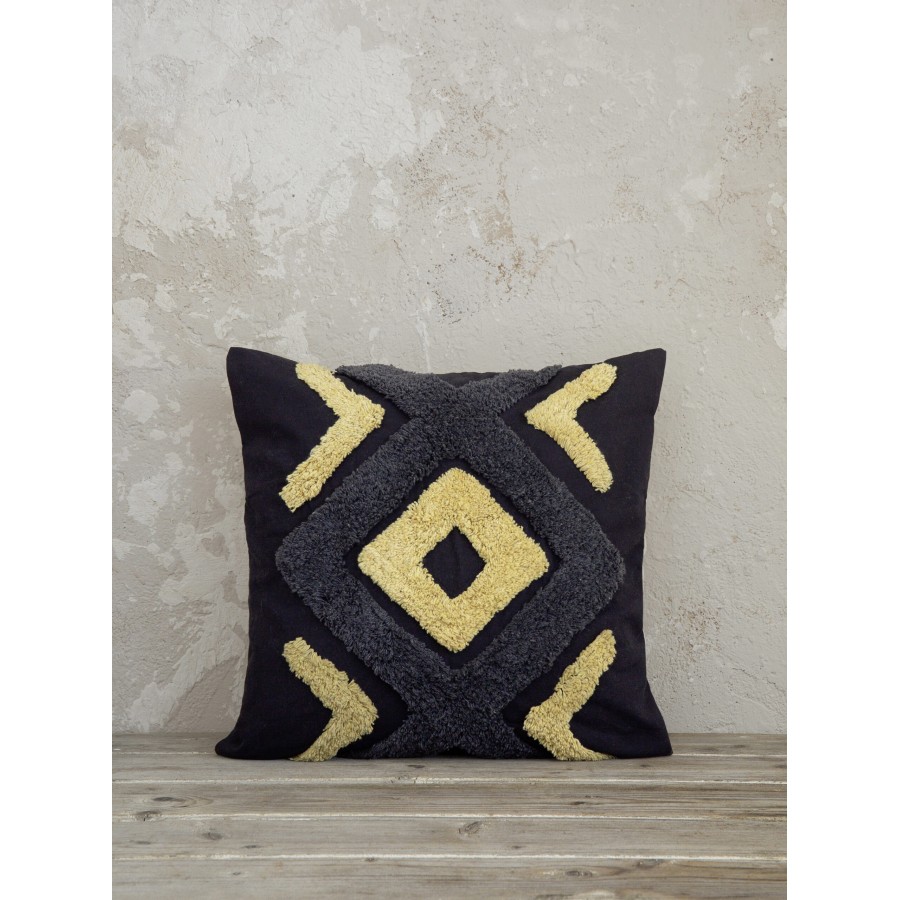 Nima Home Διακοσμητικό μαξιλάρι 45x45 - Aziza Dark Gray Γκρι