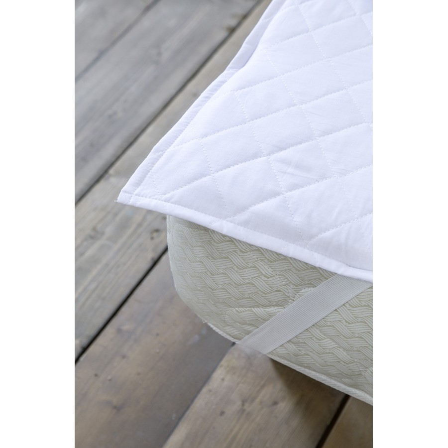 Nima Home Επίστρωμα 180x200 Abbraccio - Επιφάνεια Καπιτονέ με Λάστιχο Λευκό