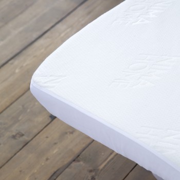 Nima Home Επίστρωμα 70x140+15 Abbraccio - Jacquard Λευκό