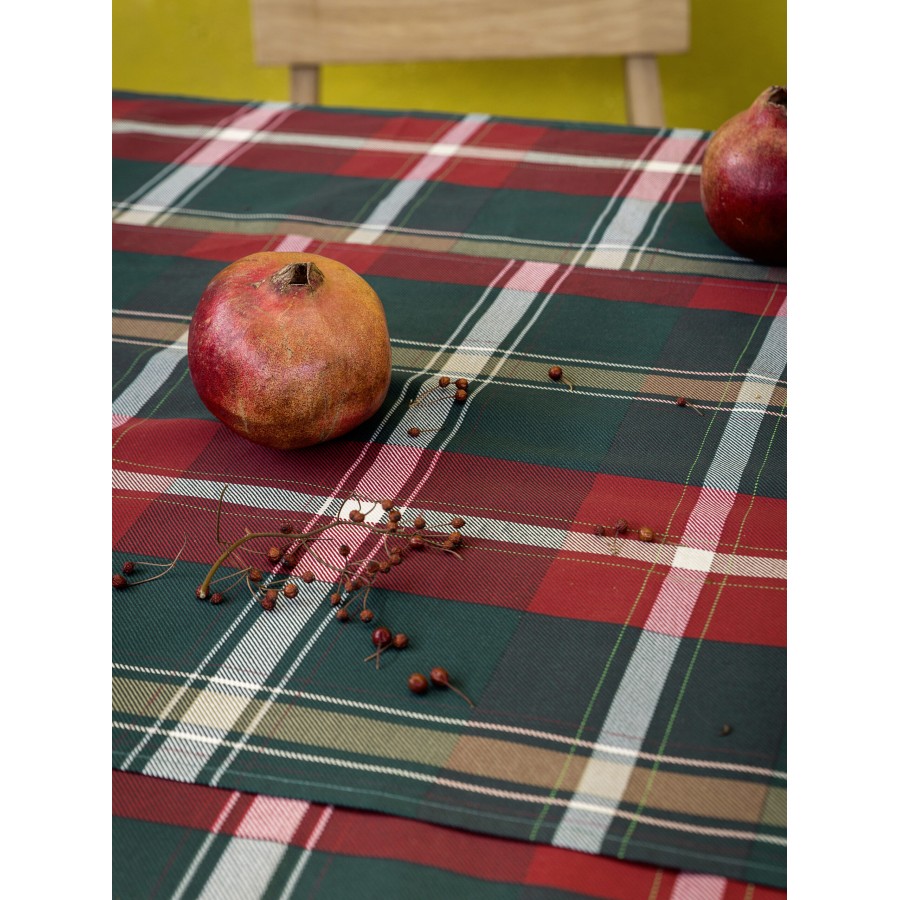 Nima Home Καρέ 85x85 - Cheers Κόκκινο, Πράσινο