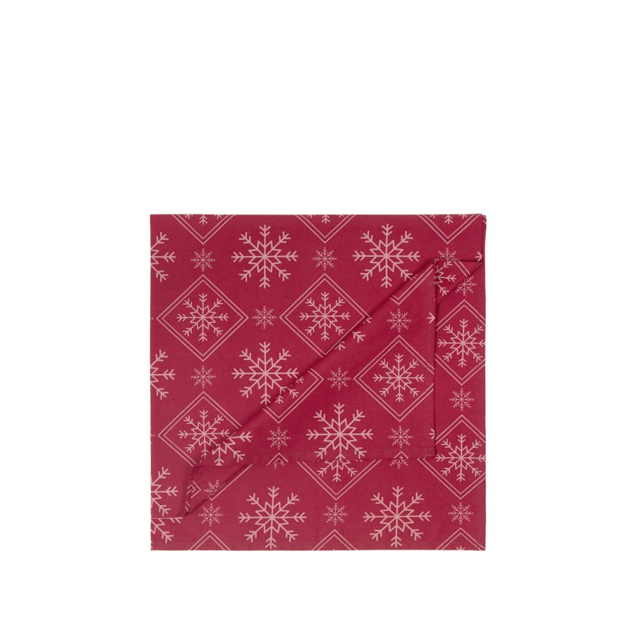 Nima Home Καρέ 85x85 - Christmas Day Κόκκινο