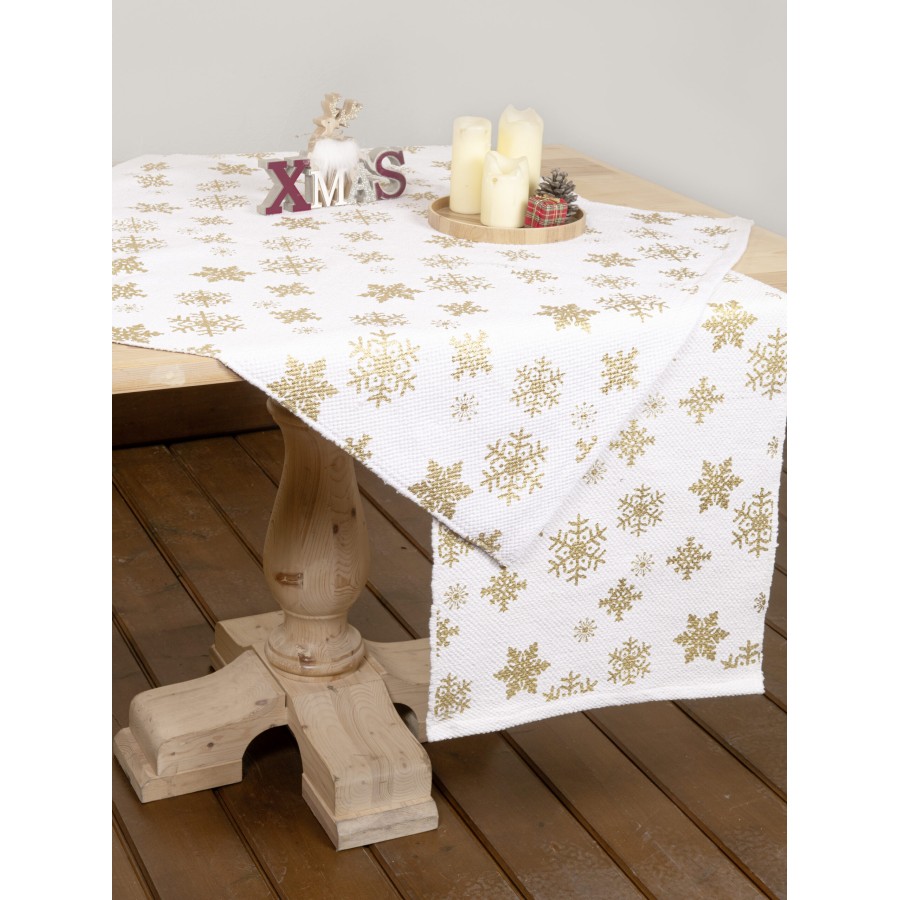 Nima Home Καρέ 85x85 - Glow Λευκό, Χρυσό