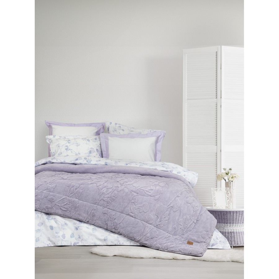 Nima Home Κουβέρτα/Πάπλωμα Μονό 160x220 - Elara Liac Λιλά   160x220