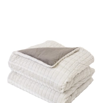 Nima Home Κουβέρτα/Πάπλωμα Μονό 160x220 - Weave Cream Εκρού   160x220