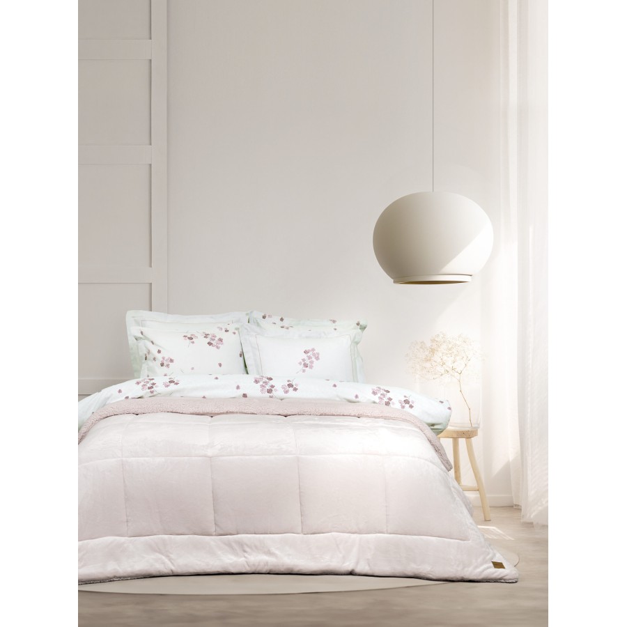 Nima Home Κουβέρτα/Πάπλωμα Υπέρδιπλο 220x240 - Cira Nude Pink Ροζ  o 220x240