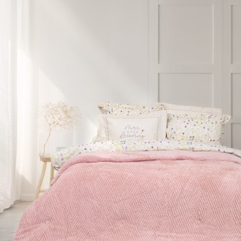 Nima Home Κουβέρτα/Πάπλωμα Υπέρδιπλο 220x240 - Velva Rose Ροζ  o 220x240